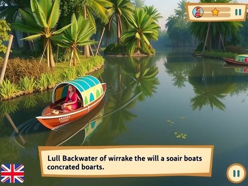 Lull Backwater Meander community event screenshot showing players' decorated boats